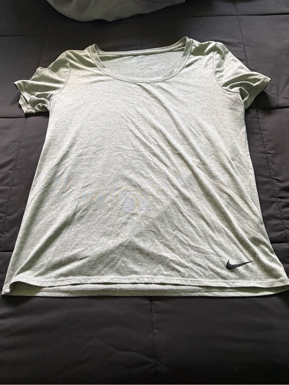 Nike Women's Sage Green Short Sleeve Athletic Tee